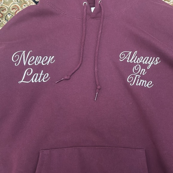 Obey never late always on time hoodie medium men’s - Picture 2 of 5